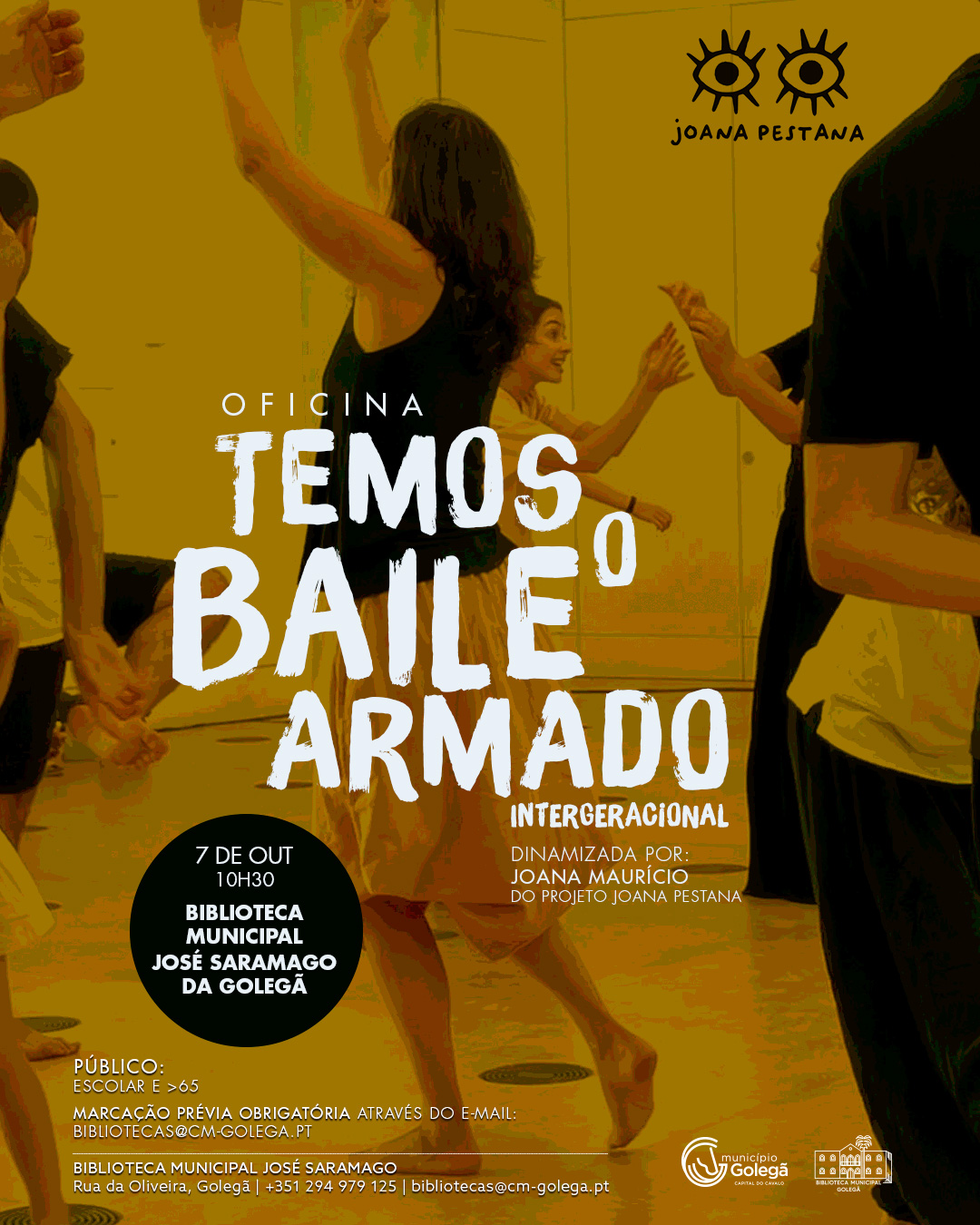 Oficina de danças tradicionais "Temos o baile armado" por Joana Maurício - Projeto Joana Pestana 